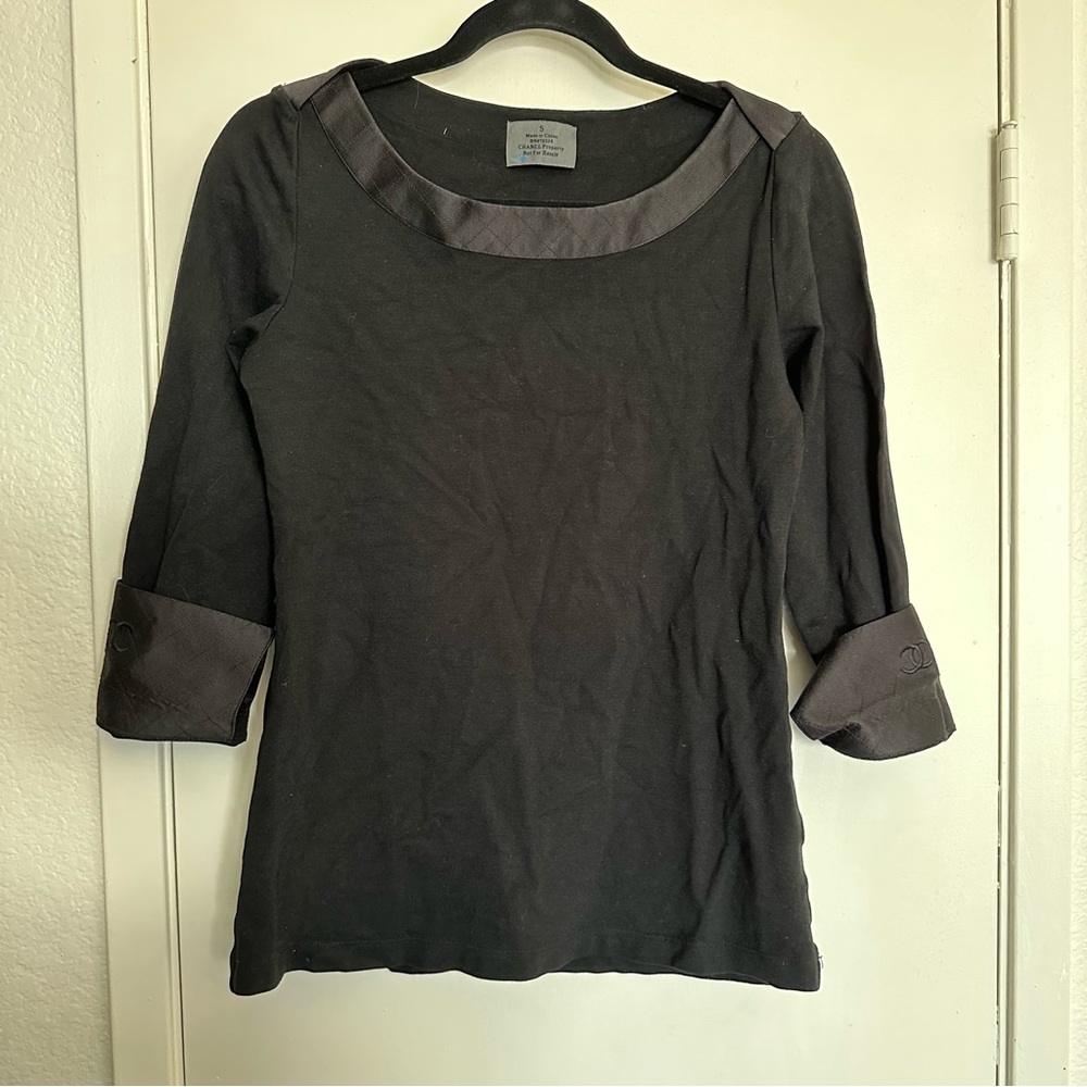 Chanel Property Uniform Black Top